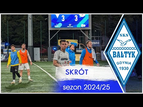 Bałtyk Gdynia - Gryf Wejherowo 3:3 || skrót || 27.09.2024