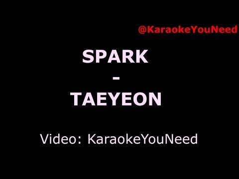 [Karaoke] Spark - TAEYEON