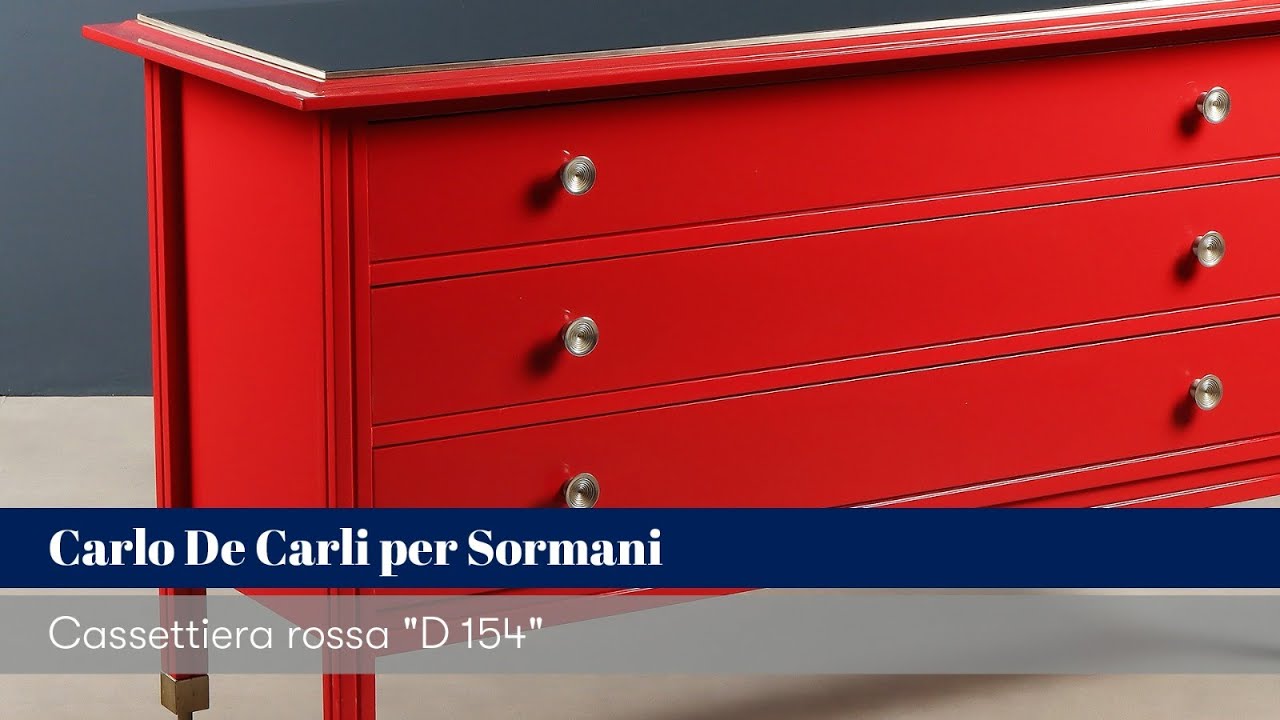 Cassettiera “D 154” — Carlo De Carli per Sormani, 1963