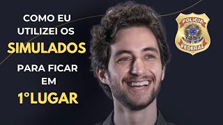 Como eu utilizei os simulados para ser o 1º colocado na Polícia Federal