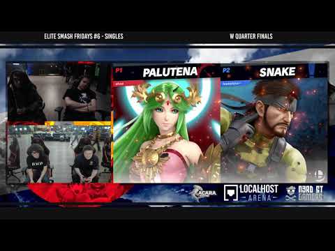 Elite Smash Friday #6 - AcaRa|Shoe (Palutena) Vs. IU|Smirk (Ganondorf, Snake) - Winners QFs