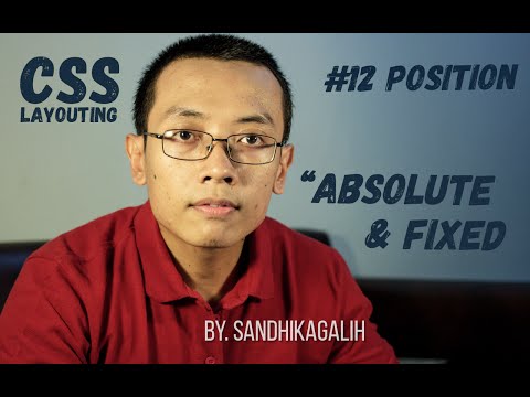 CSS Layouting 12 Position Absolute Fixed
