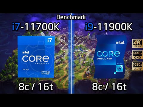 Intel i7-11700K vs Intel i9-11900K // Test in 7 Games