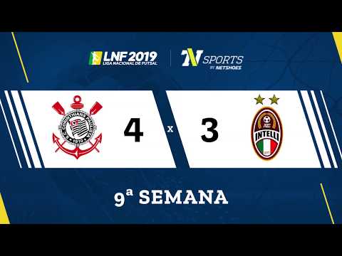 LNF2019 - Gols - 9r - Corinthians 4 x 3 Intelli