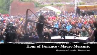 Hour of Penance - Abscence of Truth Drumcam Mauro Mercurio