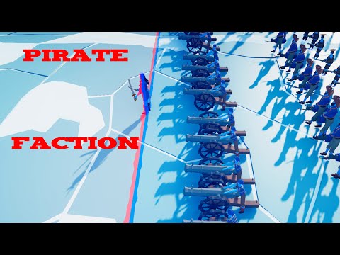 Pirate Faction vs Every unit - Totally Accurate Battle Simulator (TABS)