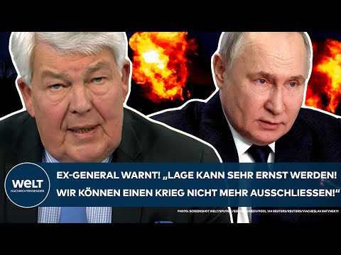 PUTINS KRIEG: "Lage kann sehr ernst werden! Können Krieg nicht mehr ausschließen!" Ex-General warnt!