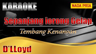 Download lagu SEPANJANG LORONG GELAP | D'LLOYD | KARAOKE | Karaoke nada Pria mp3