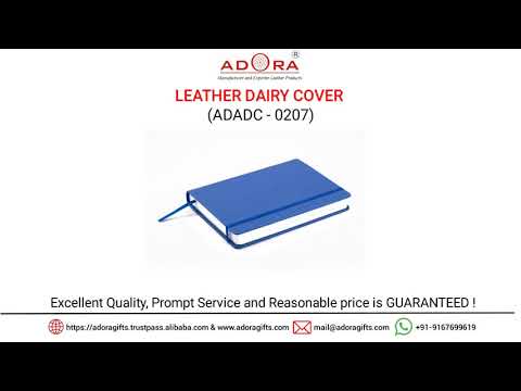 Adora perfect bound high quality pu leather notebook diary, ...