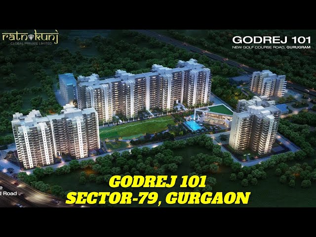 2 Bedroom Apartment Size 1050 Sq Ft  for sale in Godrej 101, Sector-79, Gurgaon 