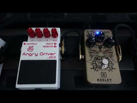 Keeley El Rey Dorado, Boss Angry Driver OD / Dist pedal overview + demo
