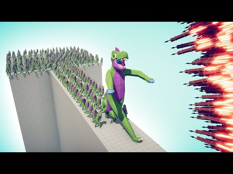 CAN 100x T-REX + GIANT CROSS THE BRIDGE? - TABS | Totally Accurate Battle Simulator 2023