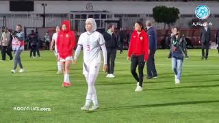 شاهد رد فعل فوزي لقجع بعد فشل المنتخب المغربي النسوي في حسم بطاقة التأهل لأولمبياد باريس
