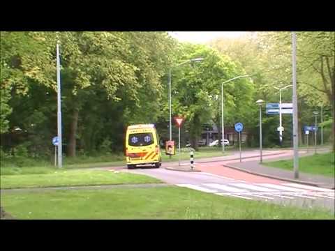 Ambulance 10-181 Alkmaar met spoed naar een melding