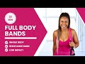 20 Minute Full Body Resistance Band Strength Workout No Jumping No Repeats