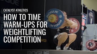 How to Time Warm-ups in Weightlifting Competition - Counting Attempts
