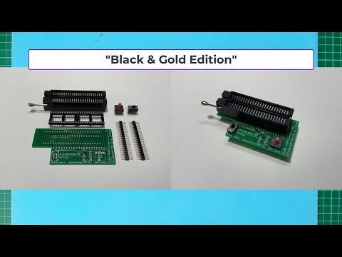 "Black & Gold Edition" - TL866 Programmer Adapter for 27C322 & 27C400/800/160 EPROMs