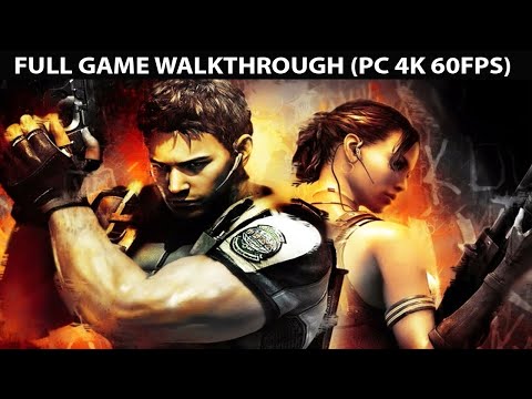Resident Evil 5 Full Game Walkthrough - No Commentary (PC 4K 60 FPS)