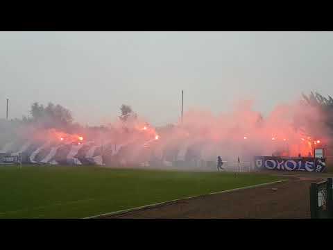 PL: Zawisza Bydgoszcz -  LZS DĄB Potulice [pyro]. 2017-09-16