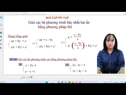 giải hpt bằng pp thế |