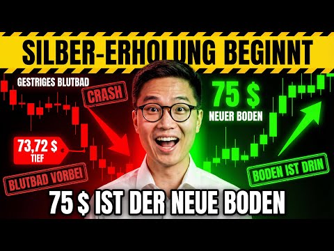 SILBER-ERHOLUNG BEGINNT: Warum 75 $ nach dem gestrigen Blutbad der neue Boden sind