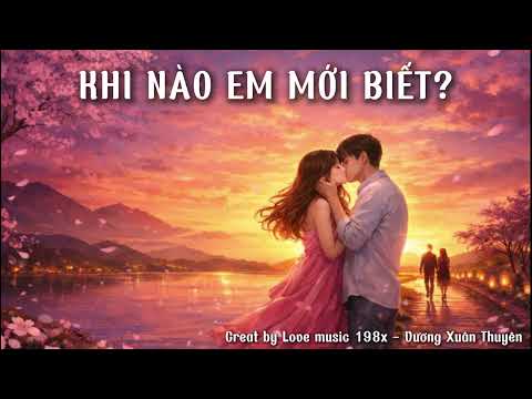 Khi Nào Em Mới Biết (hot Tiktok) Cover Thanh Chu | Remake by Love music 198x - Vương Xuân Thuyên