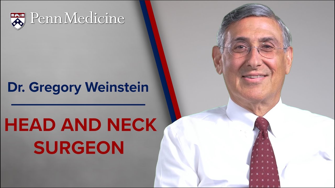 Watch video featuring Gregory S. Weinstein, MD, FACS on YouTube