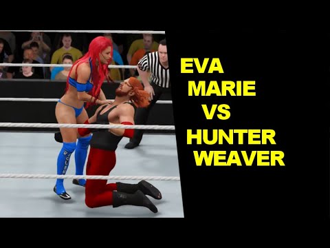WWE 2K17 Eva Marie vs Hunter Weaver - Extreme Rules