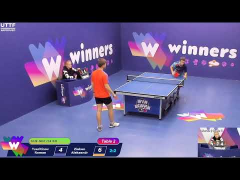 WINners CUP table 2  16.10 Tveritinov Roman - Ziakun Aleksandr 11:45