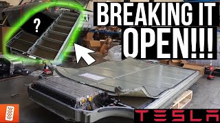 What's Inside a Tesla Model S Battery Pack -- World's FIRST Tesla Swapped Nissan 350Z - Part 9