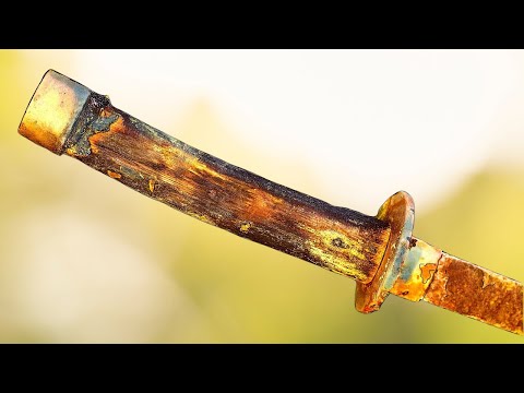 Restoration of Rusted Japanese KATANA SWORD