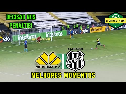 PÊNALTIS | Criciúma x Ponte Preta | Melhores Momentos | Gol do Criciúma Copa do Brasil | 08/04/2021
