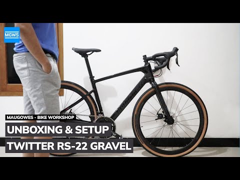 Twitter RS-22 Gravel Bike Unboxing & Setup | Bike Workshop | MauGowes