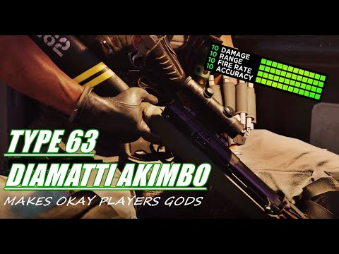 TYPE 63 & DIAMATTI AKIMBO BUILD: Makes "Okay" Players The Best in The Lobby