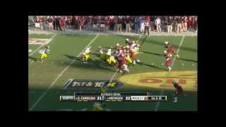 Clowney Hit vs Michigan 2013 Outback Bowl