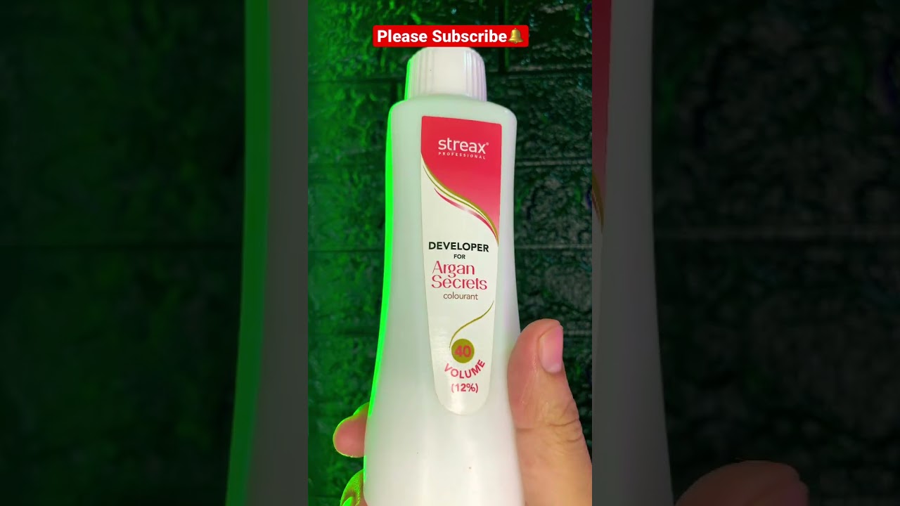 Streax Hair Developer | Streax Argan Secret Hair Colourant Cream | Streax Hair Colour | Hair Dye