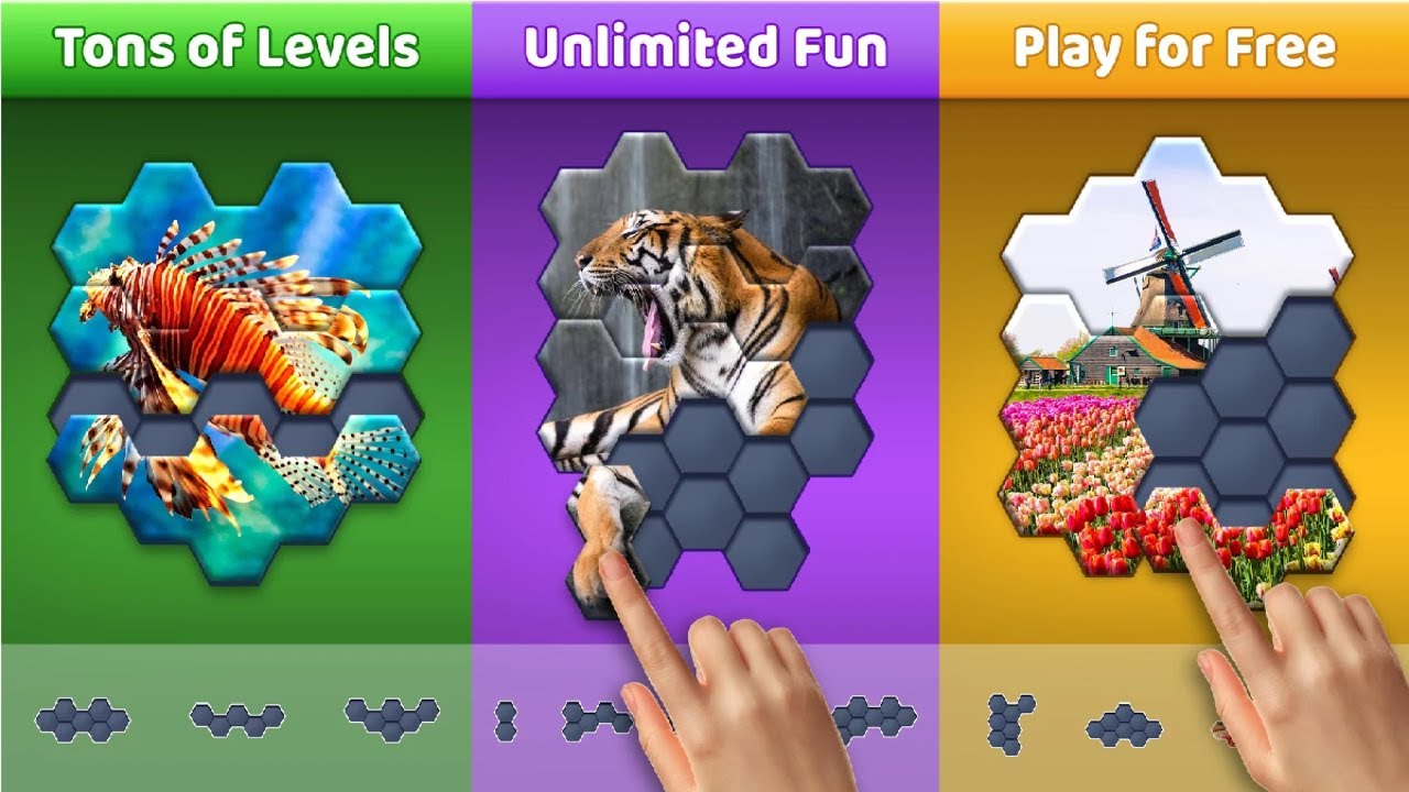 Hexa Jigsaw Puzzle™ Android Gameplay