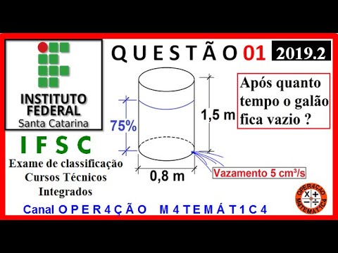Questão 01 - Matemática - IFSC 2019 2 | Exame de classificação - Cursos Técnicos Integrados