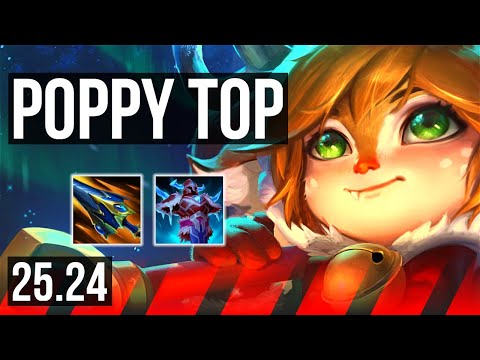 POPPY vs AATROX (TOP) | Good KDA: 14/2/11 | KR Master | 25.24