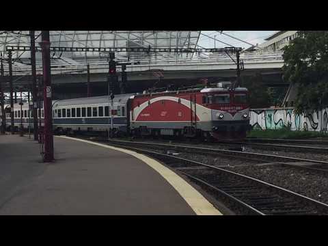 Trenuri romanesti 91-53-0-477-888-8 intra in Gara de Nord Bucuresti 29 iulie 2018