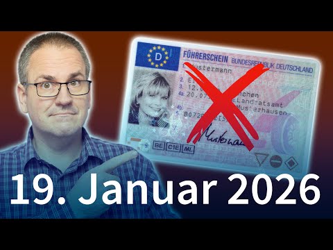 Erste Plastik-Führerscheine werden ungültig – Was jetzt zu tun ist