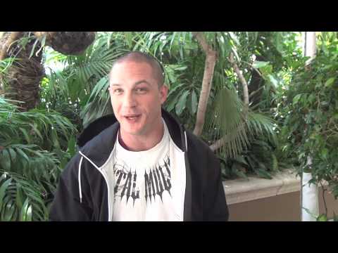 Tom Hardy speaks with the HFPA