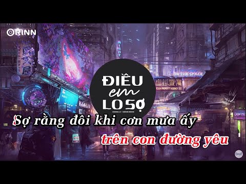 KARAOKE | Điều Em Lo Sợ (Orinn Remix) - Hoàng Ly | Beat Chuẩn