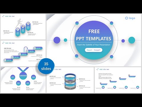 A great gradient style debriefing report PowerPoint template, free download.
