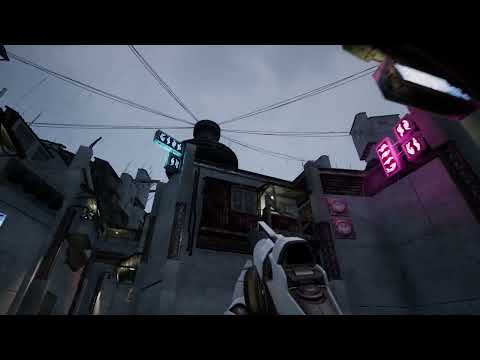 Overcast alley - a small Unreal Engine scene