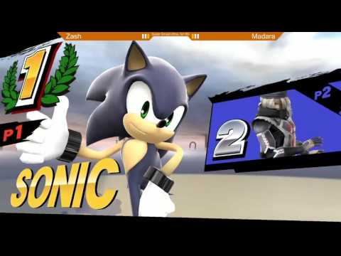 Game Evolution 2015 SSB4: Zash (Sonic, Donkey Kong) vs Madara (Sheik, Falco) - WR1