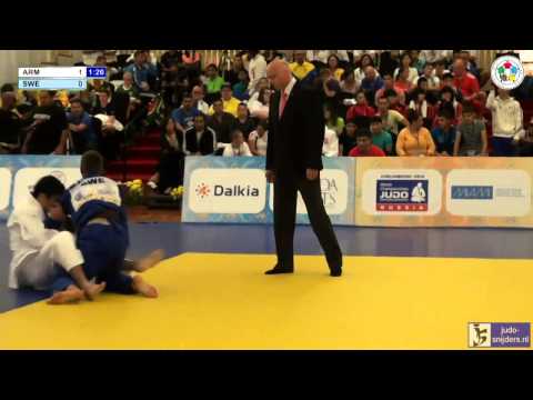 Judo 2013 Wold Championship Miami Cadets: Mkrtchyan (ARM) - Deckart (SWE) [-66kg]
