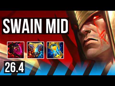 SWAIN vs SYNDRA (MID) | EUW Master | 26.4