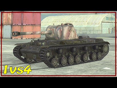 1v4 KV-3 • WoT Blitz