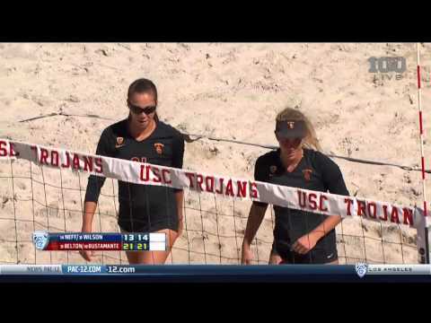 Beach Volleyball: USC 5, Cal 0 - Highlights (3/22/16)